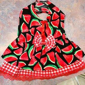 Custom made dog dress